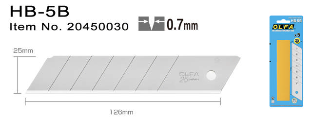 HB-5B Brytblad 25 mm 5-pack
