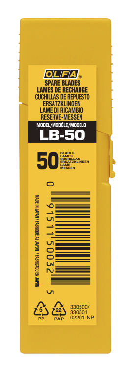 LB-50 Brytblad 18 mm 50-pack