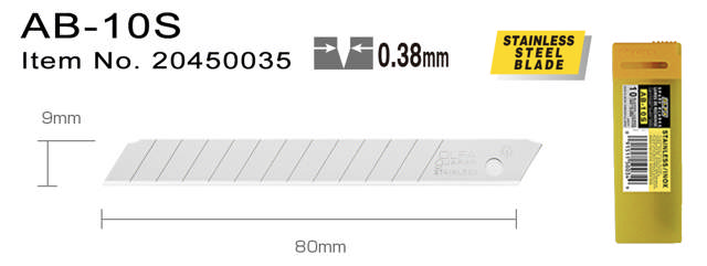 AB-10S Brytblad 9 mm 10-pack