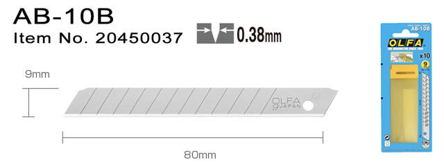 AB-10B Brytblad 9 mm - 10 st.