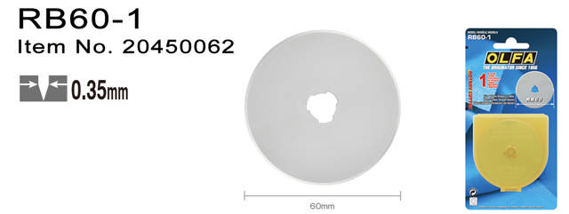 RB60-1 Rullskär RTY3G st pack