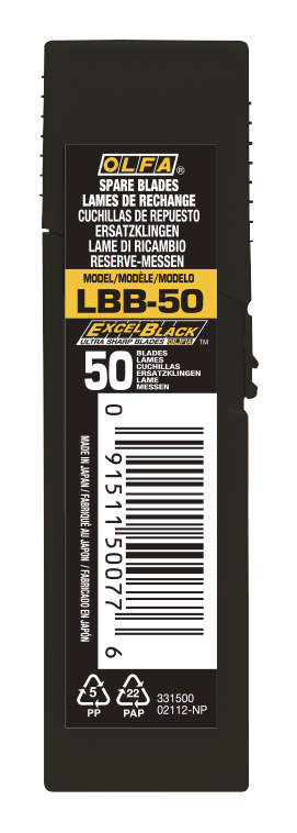 LBB-50 Brytblad 18 mm svarta