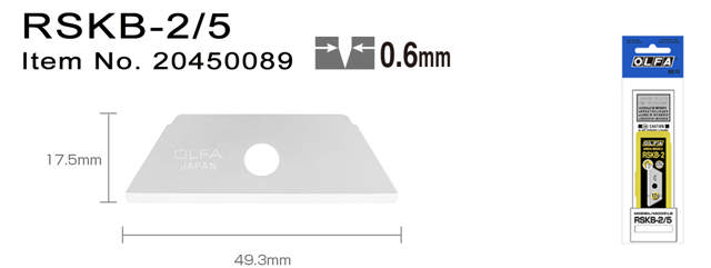 RSKB Kort Knivblad SK4, 5, 9