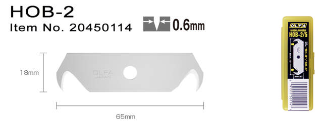 HOB 2/5 Knivblad - 5-pack