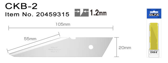 CKB2 Knivblad CK2 2pack