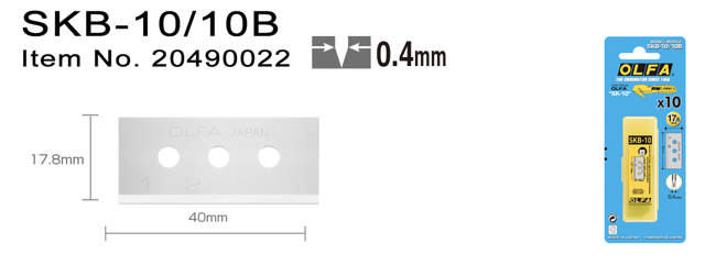 SKB-10/10B knivblad til SK-10