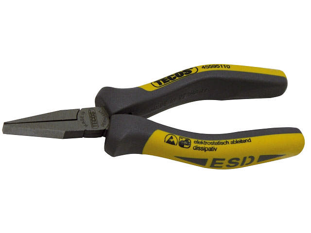 Flacktång ESD 130 mm 2komponentshandtag