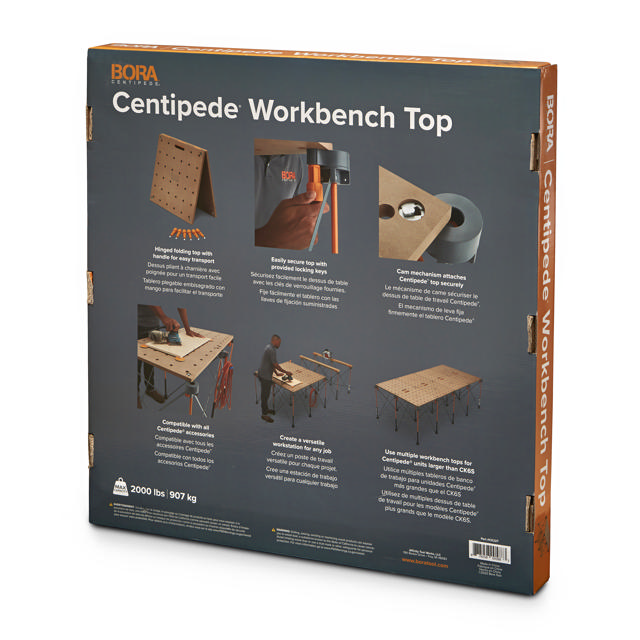 Centipede bordsskiva 610 × 1200 mm