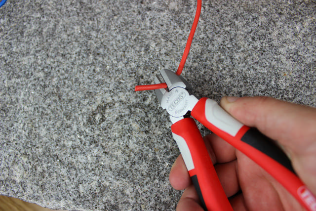 Sidavbitare, 140 mm - 3 komponentshandtag