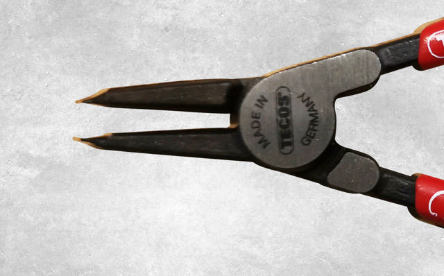 Låsringtång 8 - 13 mm invändig rak