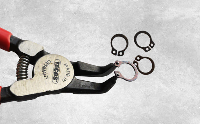 Låsringstång 19 - 60 mm utvändig 90 grader