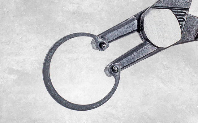 Låsringstång 19 - 60 mm utvändig 90 grader