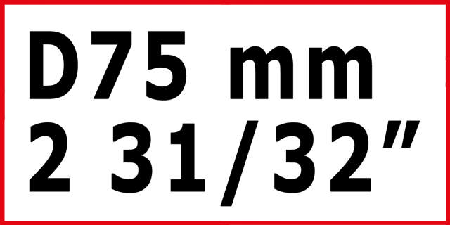 HM-Sågklinga 3924 - 1 st., 75 mm HM