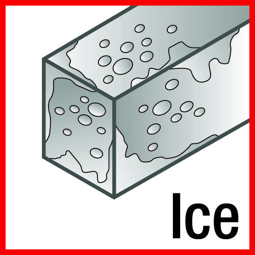 Rustfri tigersågblad 300 mm, 3TPI for is