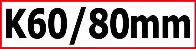 slippapper 3921, K60, 80 mm - 5 st.