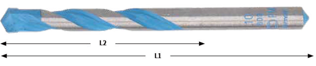 Multikonstruktionsborr 8 x 120 mm
