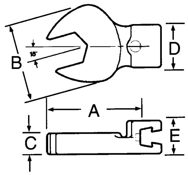 Gaffelnøgle OE 10mm