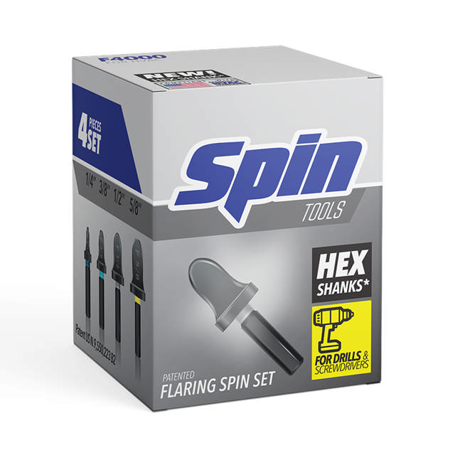 Spin flaring tool 4 delar