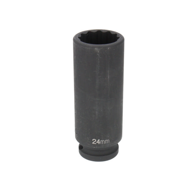 Krafthylsor 12-kant, Lång - 24 × L90 mm × 1/2