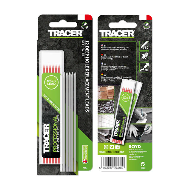 12 6 x röd och 6 x vit stift
