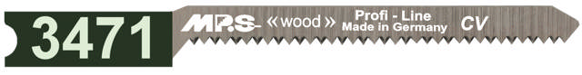 Sticksågsblad 3471, 2 st. 75 mm CrV 19 tpi